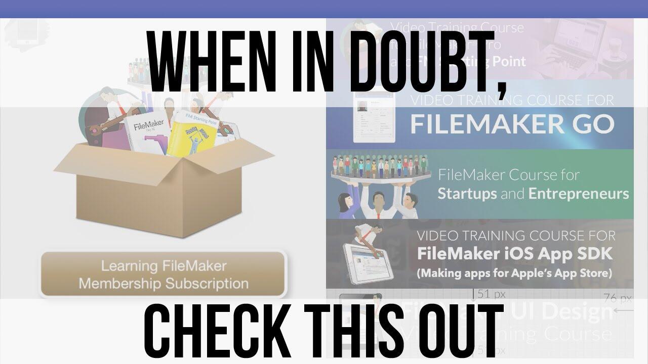 FileMaker Training for Business | When In Doubt | Check This Out | Online FileMaker Videos 8 maxresdefault 39 compress