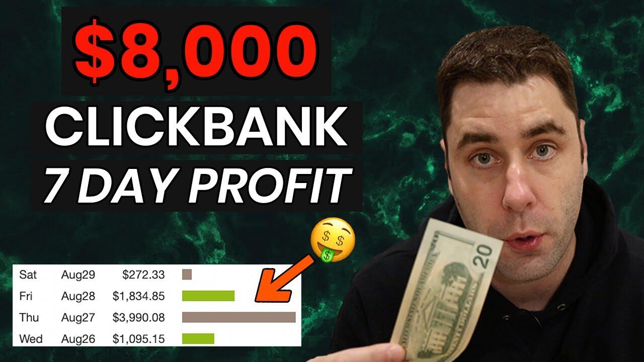 How I Got $8000 With Clickbank In 7 Days & NO Website (Step By Step Beginners Tutorial) 3 maxresdefault 99 compress