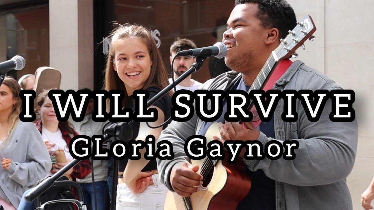 WOW..HOW TO ATTRACT A CROWD IN 5 SECONDS - I Will Survive - Gloria Gaynor | Allie Sherlock & friends 1 maxresdefault 75 compress