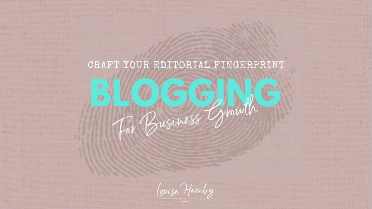 Blogging for Business Growth: Online marketing training for editors and proofreaders 1 maxresdefault 126 compress