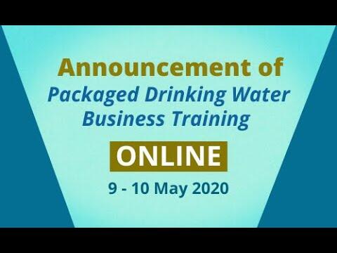 Announcement of Packaged Drinking Water Business Training : 9 & 10 May Online 1 hqdefault 2 compress