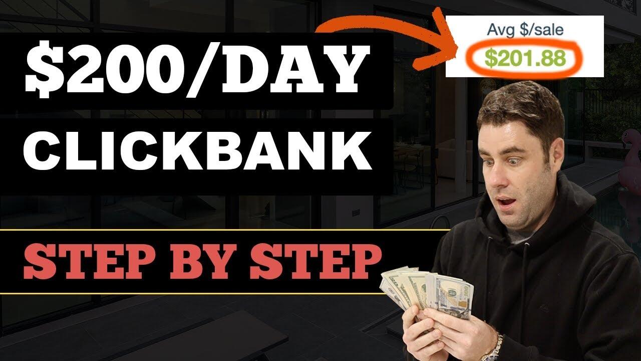 Best Way To Make $200 Per Day FAST With Clickbank (Clickbank For Beginners) 2 maxresdefault 12 compress