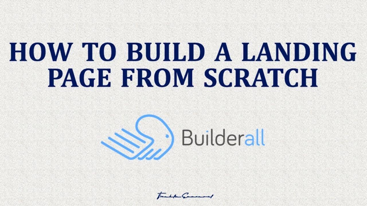 STEP BY STEP: CREATE A LANDING PAGE WITH BUILDERALL | SALES FUNNELS WITH BUILDERALL 4 maxresdefault 159 compress