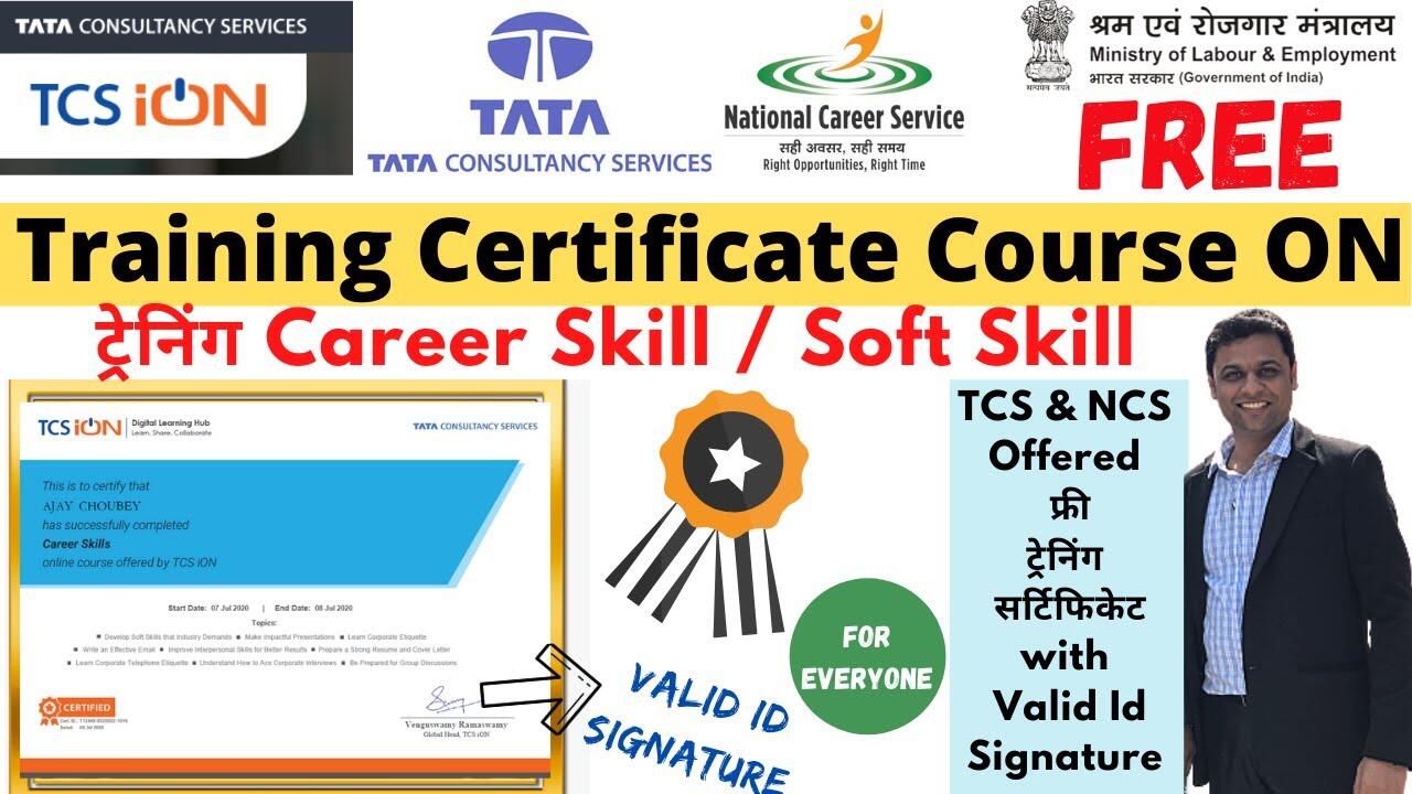 TCS Training Certificate FREE I Verified Certificate with ID I Online Training Course By NCS & TCS 9 maxresdefault 53 compress