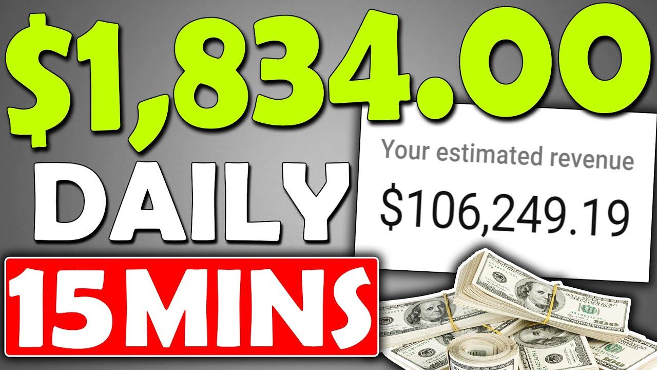 Earn $1,860 Daily In Passive Income That Takes 15 Minutes (Make Money Online) 1 maxresdefault 74 compress