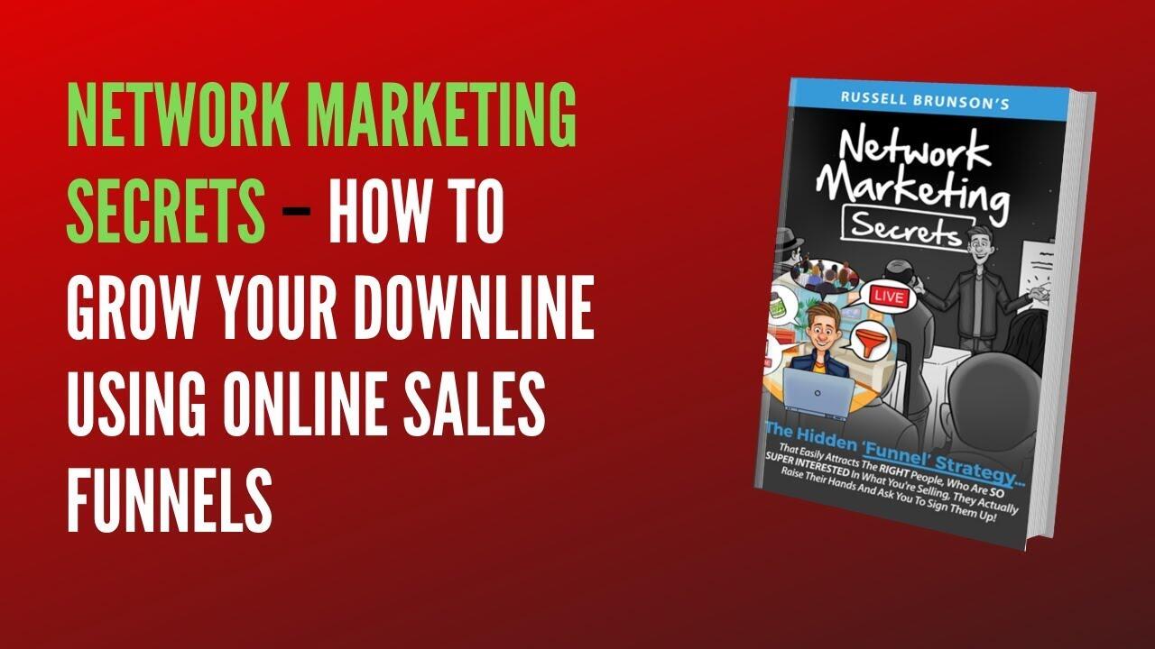 Network Marketing Secrets - How to Grow Your Downline Using Online Sales Funnels 1 maxresdefault 50 compress