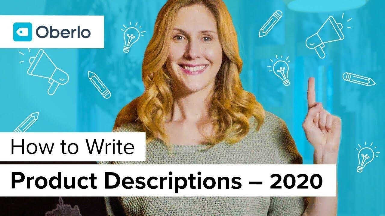 How to Write Product Descriptions that Sell in 2020 | Oberlo Dropshipping 2 maxresdefault 36 compress