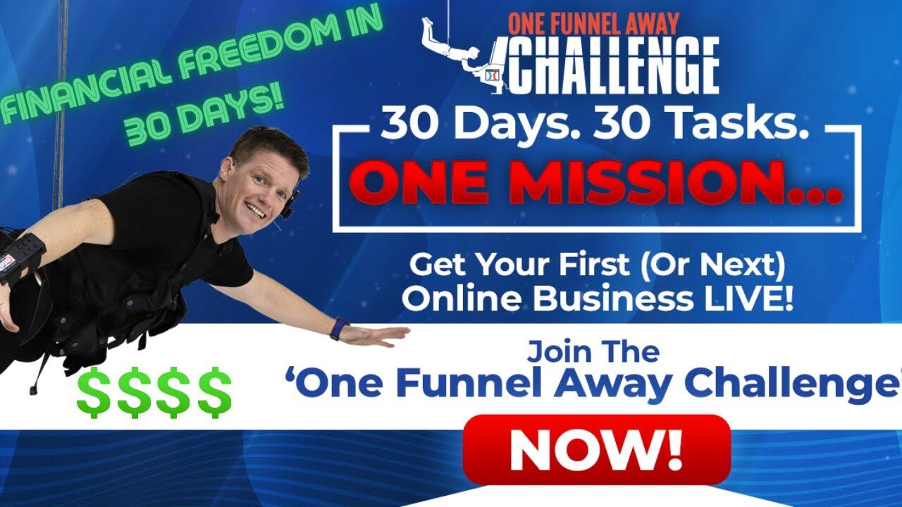 One Funnel Away Challenge | Financial Freedom | Click Funnels | Make Money Online | Internet Income 1 maxresdefault 10 compress