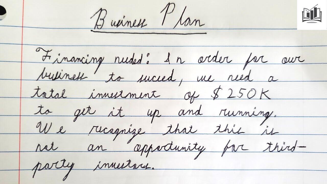 How to Write a Business Plan | Step by Step Guide & Example Template 1 1638055710 maxresdefault compress