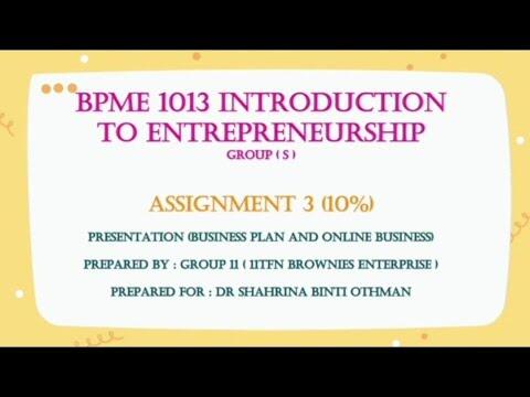 PRESENTATION (BUSINESS PLAN AND ONLINE BUSINESS) ASSIGNMENT 3 3 1644029484 hqdefault compress