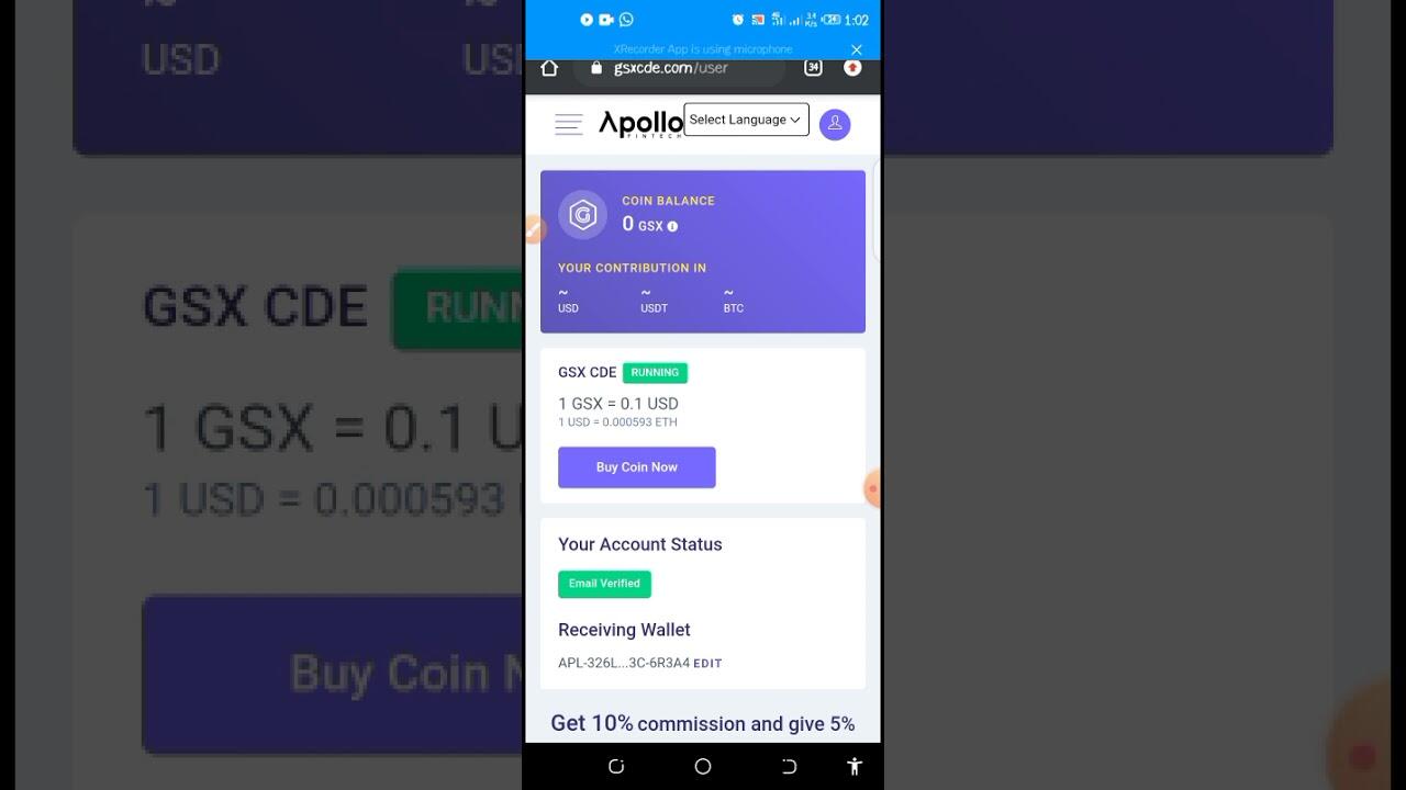 Claim free GSX Token With Apollo Wallet 1 1647995533 maxresdefault compress