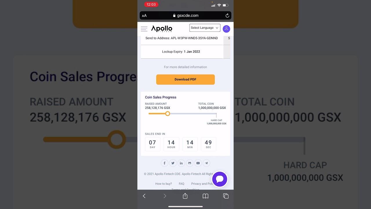 GSX Coin Apollo Fintech GSX Gold Secured Currency Pre Sale Ending In 7 Days #shorts 1 1649531251 maxresdefault compress