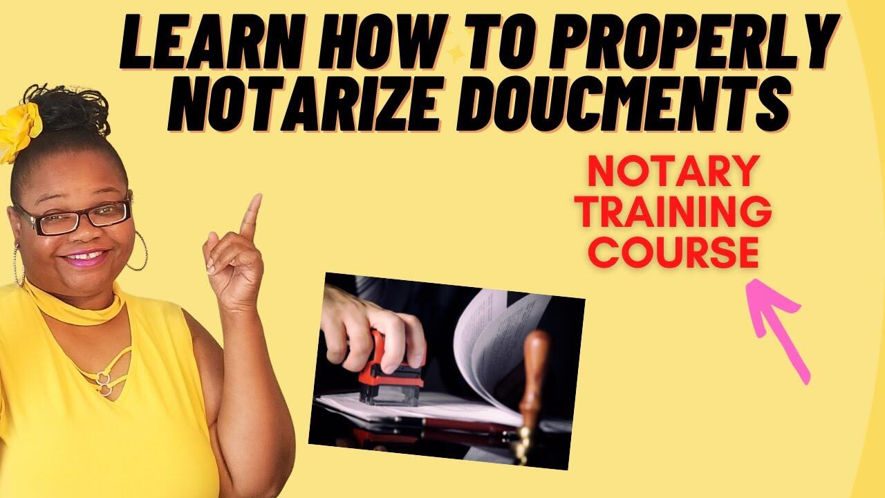 Notary Training/ General Notary/ Loan Signing Agent/ Notarize Like a Pro Online Course Available 1 1649551761 maxresdefault compress