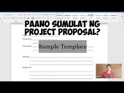 PAANO SUMULAT NG PROJECT PROPOSAL? (Template example) | Step by step guide 1 1650868603 hqdefault compress