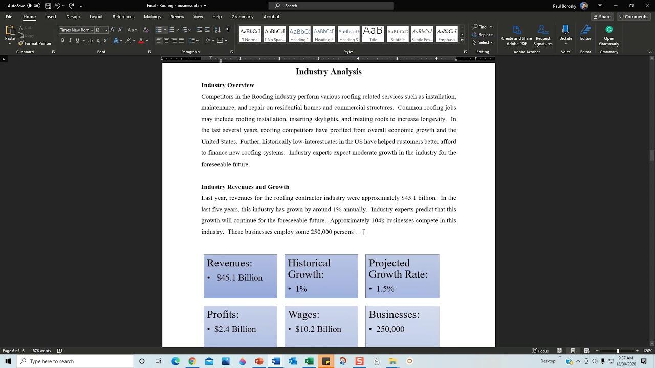 How to use a ROOFING CONTRACTOR Business Plan Template by Paul Borosky, MBA. 1 1651474729 maxresdefault compress