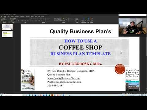 How to use a COFFEE SHOP Business Plan Template by Paul Borosky, MBA. 1 1652859438 hqdefault