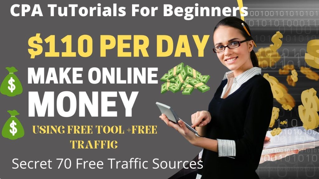 Free CPA Marketing Tutorial for Beginners 2022 | (FREE TOOL + FREE TRAFFIC = $110/Day)