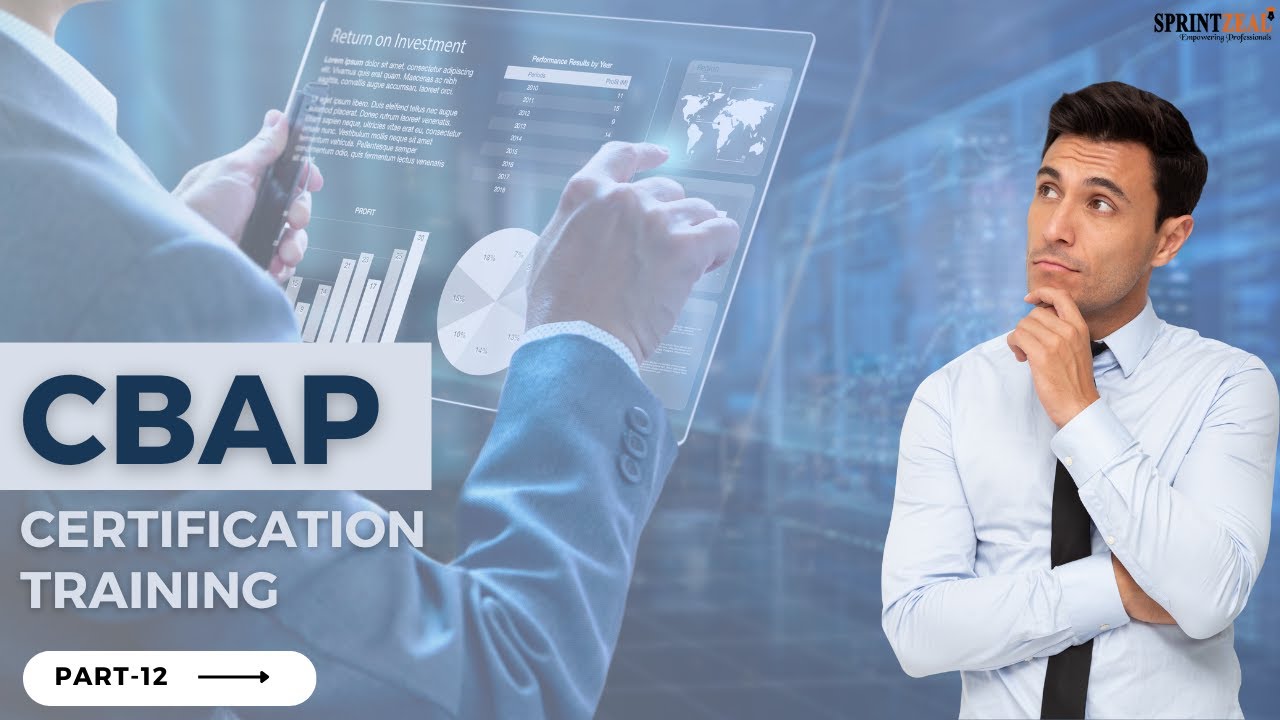 CBAP certification training | CBAP online training | business analyst training for beginners part-12 1
