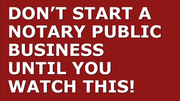 How to Start a Notary Public Business | Free Notary Public Business Plan Template Included