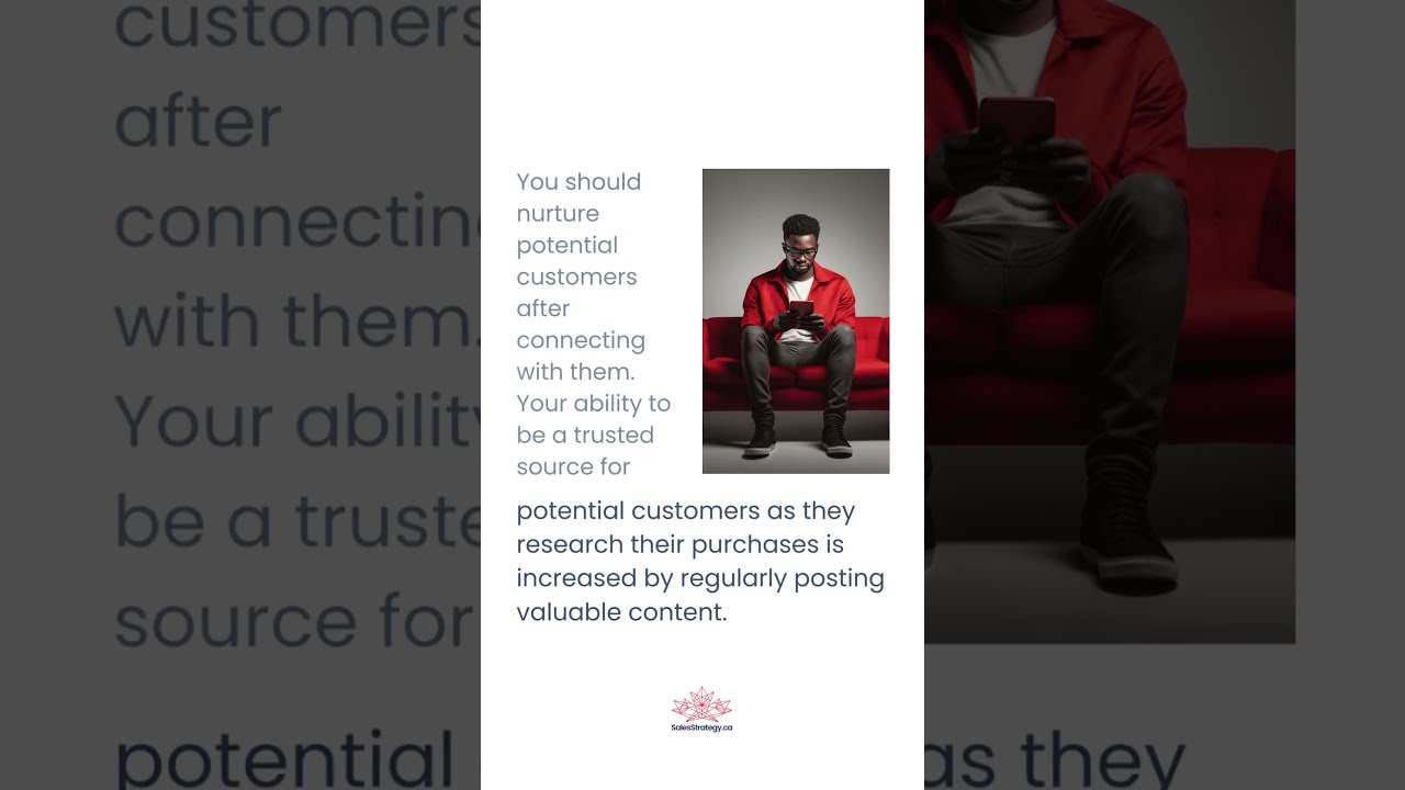 Be social with potential customers #shorts #salesfunnel #entrepreneur #marketing