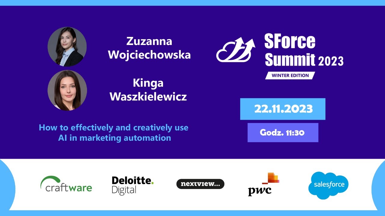 🌨 How to use AI in marketing automation - Zuzanna Wojciechowska, Kinga Waszkielewicz