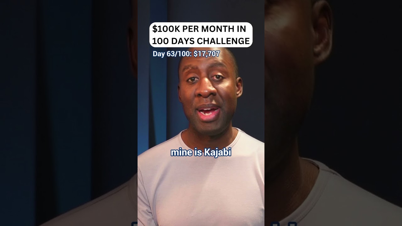 How to Grow your online course to $100k Months in 100 Days Challenge | Day 63
