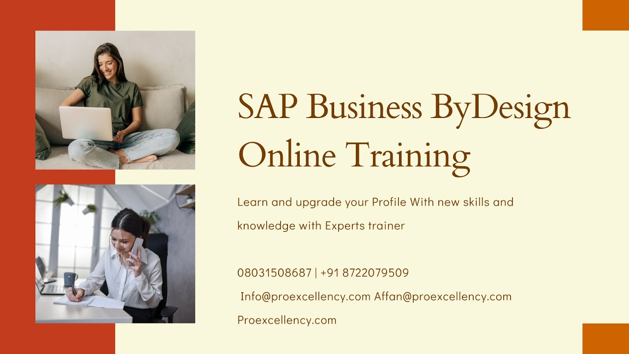 SAP Business ByDesign with Professional Online Training for Beginners to Certification 1 SAP Business ByDesign with Professional Online Training for Beginners to Certification