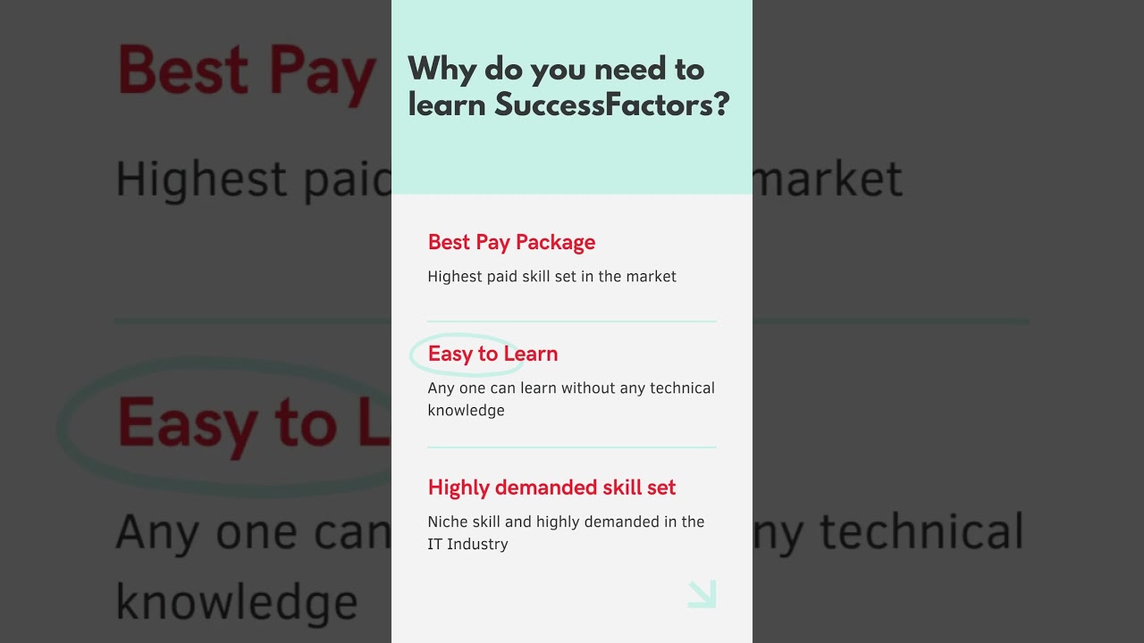 SAP SuccessFactors Online training in Canada | SAP Successfactor Certification Training 1 SAP SuccessFactors Online training in Canada | SAP Successfactor Certification Training
