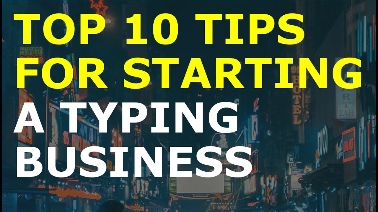 How to Start a Typing Business | Free Typing Business Plan Template Included 1 How to Start a Typing Business | Free Typing Business Plan Template Included