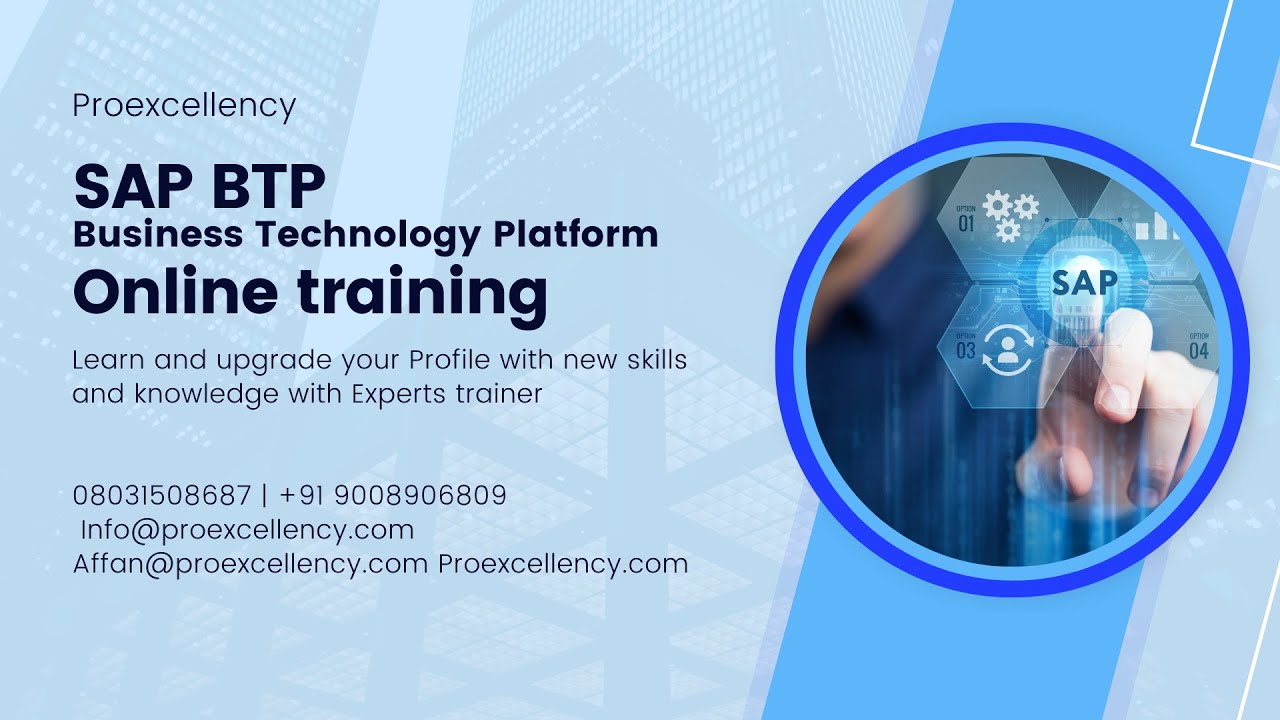 SAP BTP Training | Mastering SAP Business Technology Platform: Online Training & Certifications 1 SAP BTP Training | Mastering SAP Business Technology Platform: Online Training & Certifications