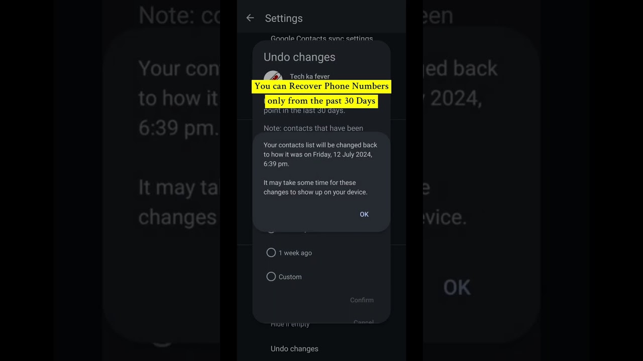 Restore Deleted Contacts & No Adding to WhatsApp Group #shorts #whatsapp