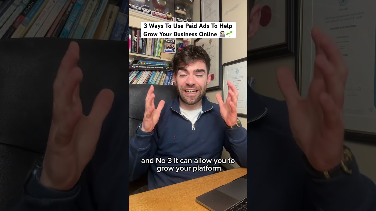 3 Ways To Use #PaidAds To Help Grow Your #Business Online #marketingshorts #marketingtips