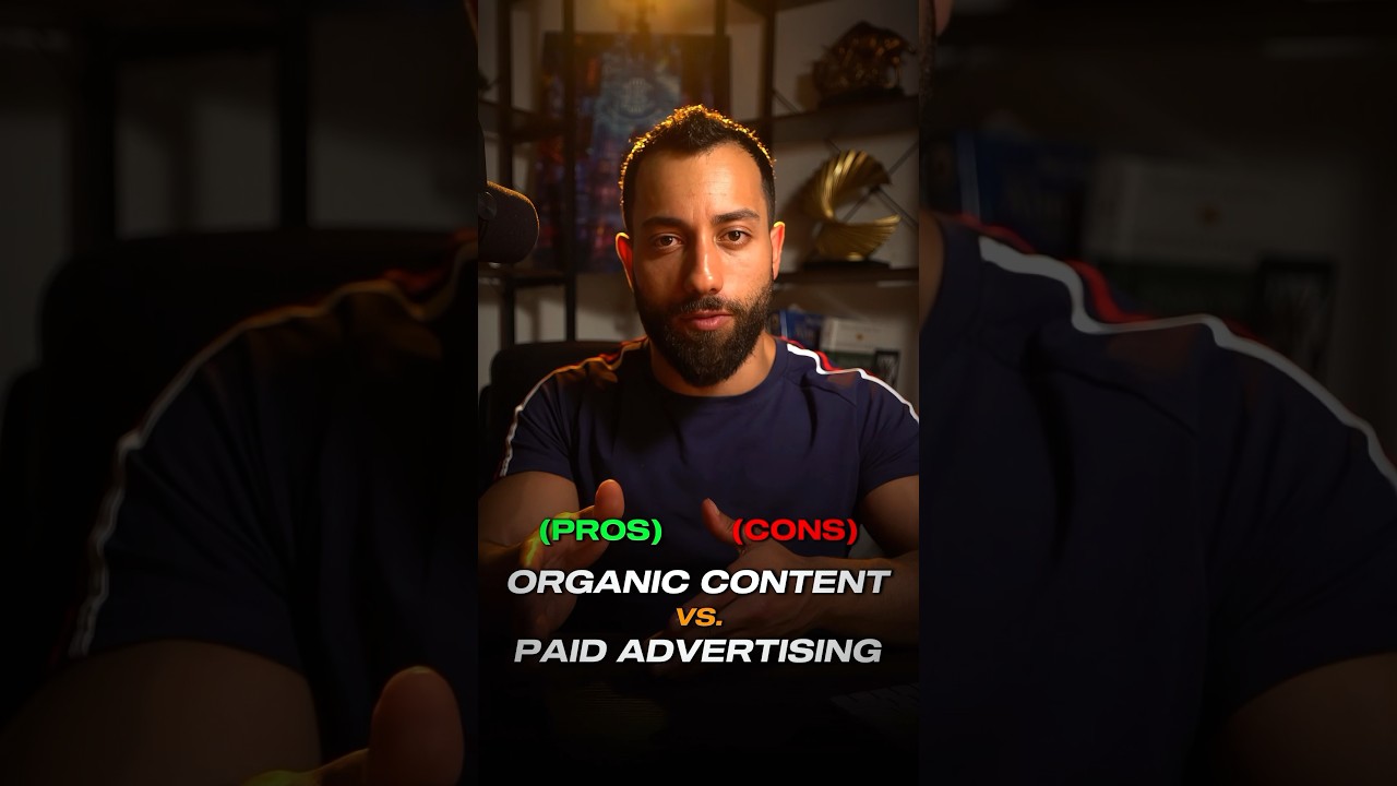 Paid-ads or organic content to grow your business? #ecom #ecommerce #onlinebusiness #contentcreator
