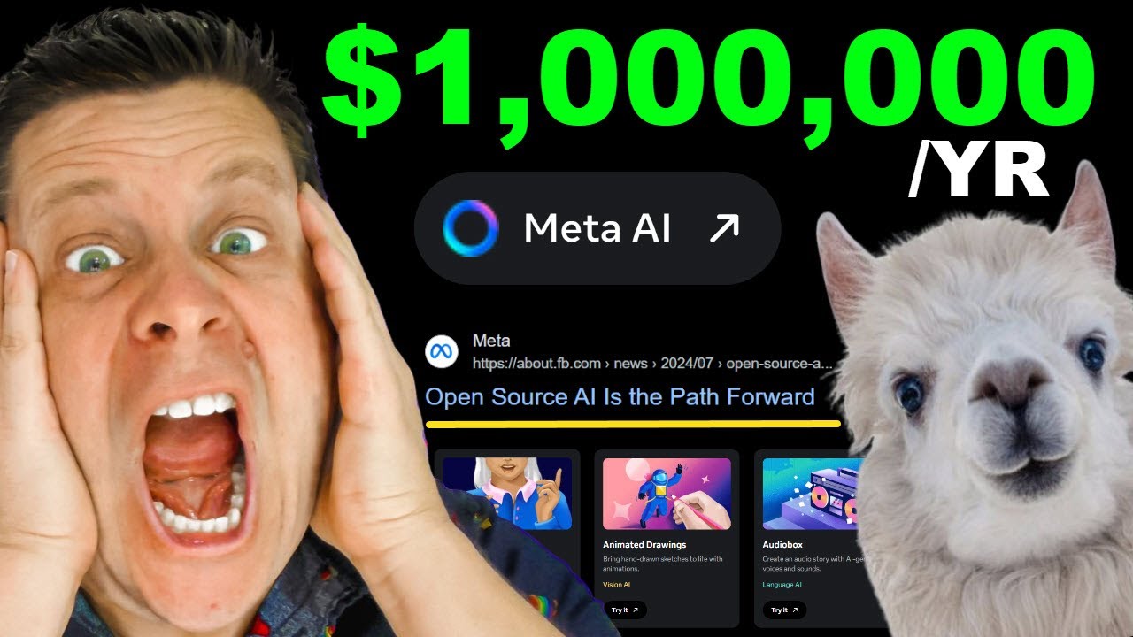 Ai News: Meta Ai Llama = Crazy HIDDEN Profit Opportunity! 1 Ai News: Meta Ai Llama = Crazy HIDDEN Profit Opportunity!