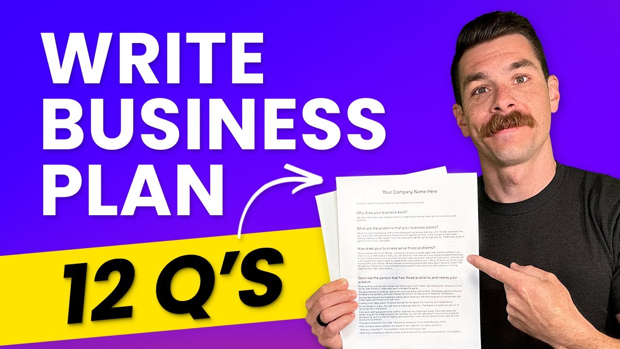 Answer These 12 Questions To Write A Business Plan
