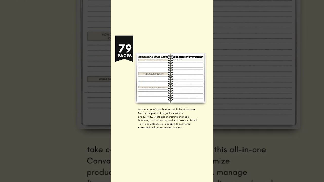 Small Business Planner - Editable #printableplanner #smallbusiness #businessplan #shorts #digital 1 Small Business Planner - Editable #printableplanner #smallbusiness #businessplan #shorts #digital