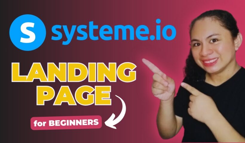 Build A Simple Lead Generation Funnel with Systeme.io (Tagalog Tutorial)