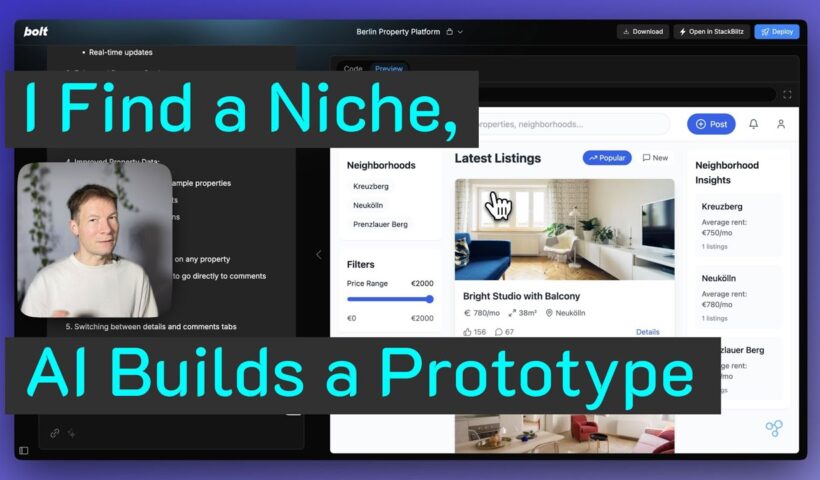 Build a Prototype in Minutes with InfraNodus and Bolt AI Chatbot!