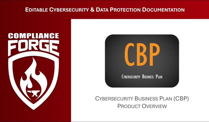 Editable Cybersecurity Business Plan (CBP) Template