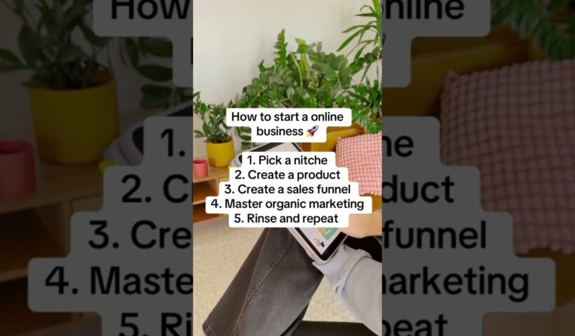 How to start an online business in 2025! #business #businessplan #businessstrategy #salesfunnel