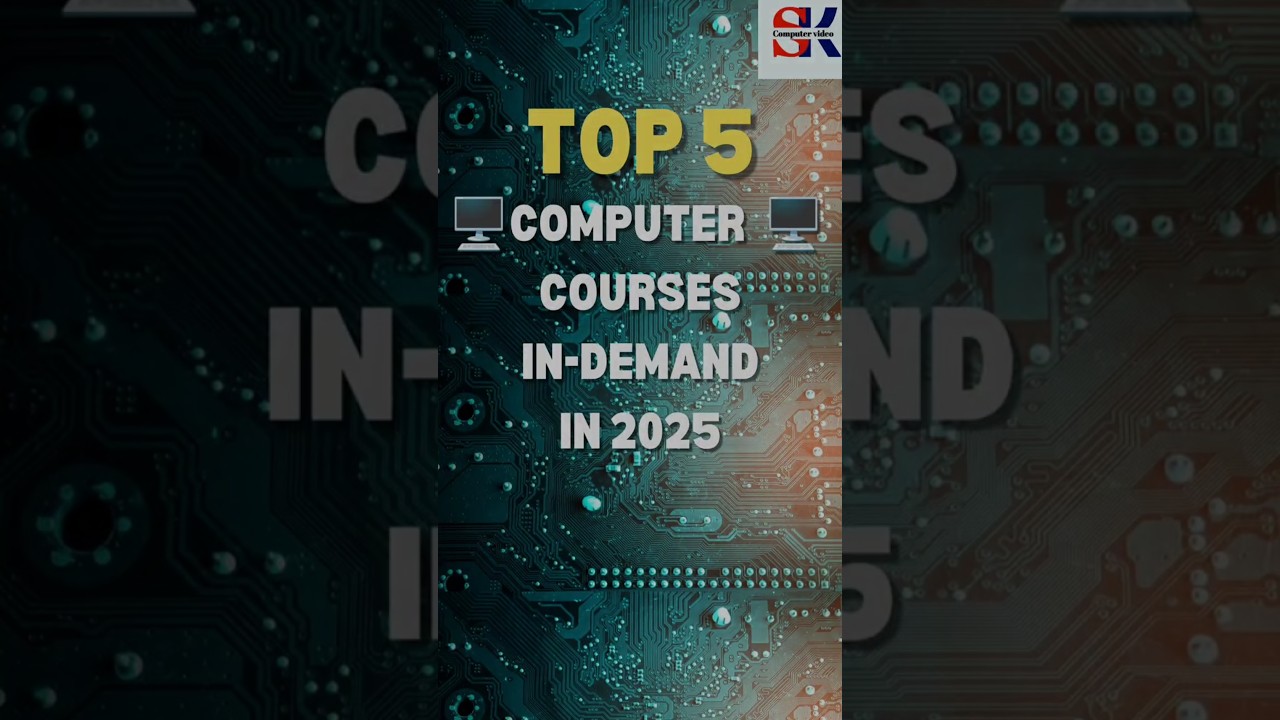 Top 5 😱 computer courses in-demand in 2025. 1 Top 5 😱 computer courses in-demand in 2025.