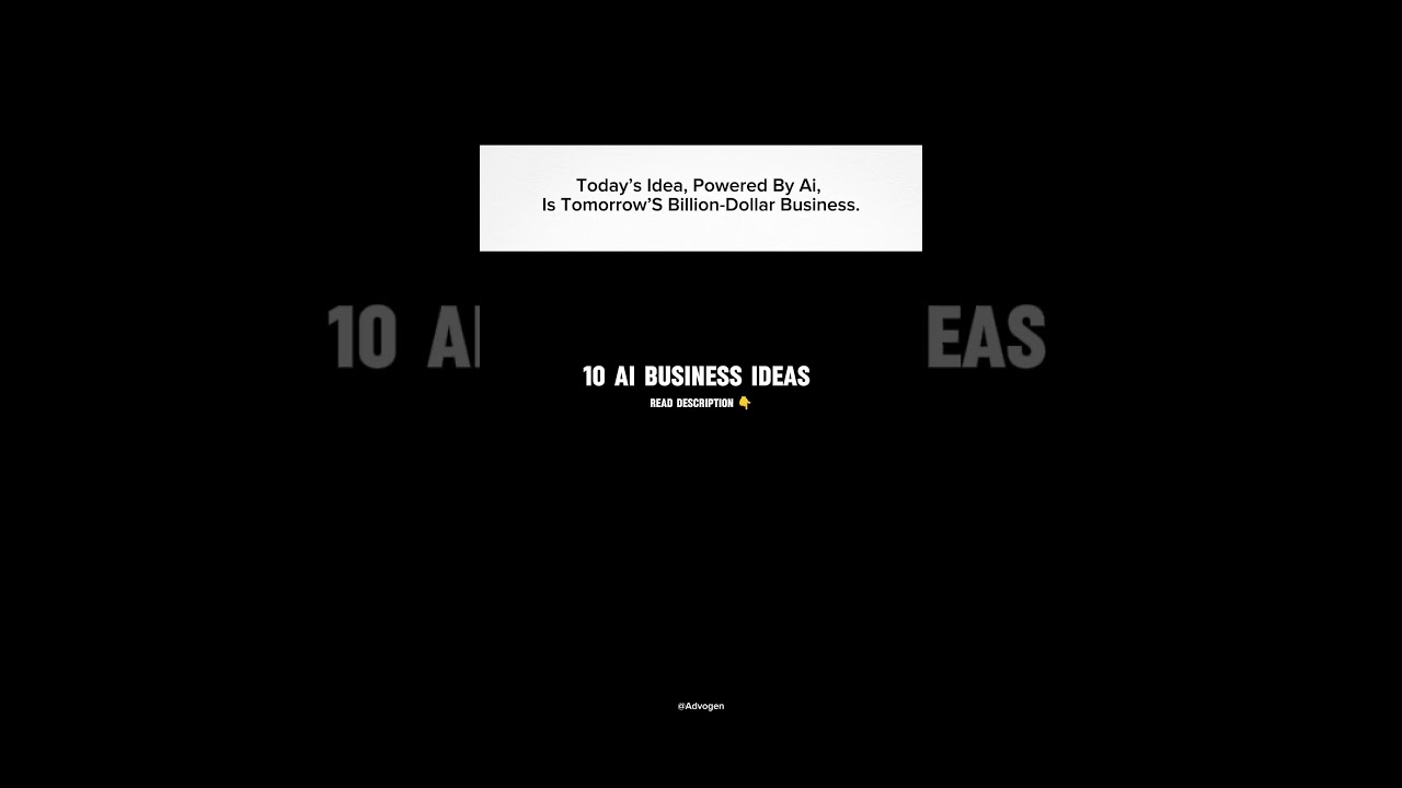 Today’s idea, powered by AI, is tomorrow’s billion-dollar business. Start now #ai #motivation 1 Today’s idea, powered by AI, is tomorrow’s billion-dollar business. Start now #ai #motivation