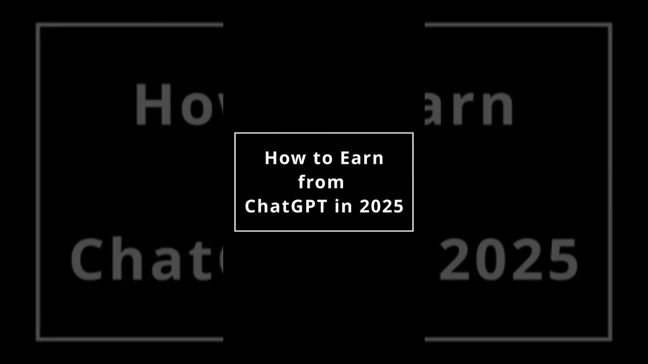How to Earn from ChatGPT (Check description 👇) 1 How to Earn from ChatGPT (Check description 👇)