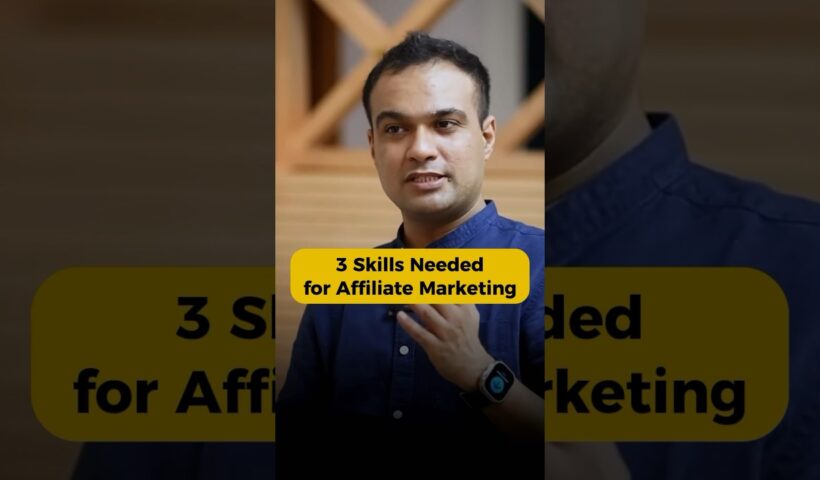 3 Important Skills to do Affiliate Marketing 🔥 #affiliatemarkating #earnmoneyonline #satishkvideos