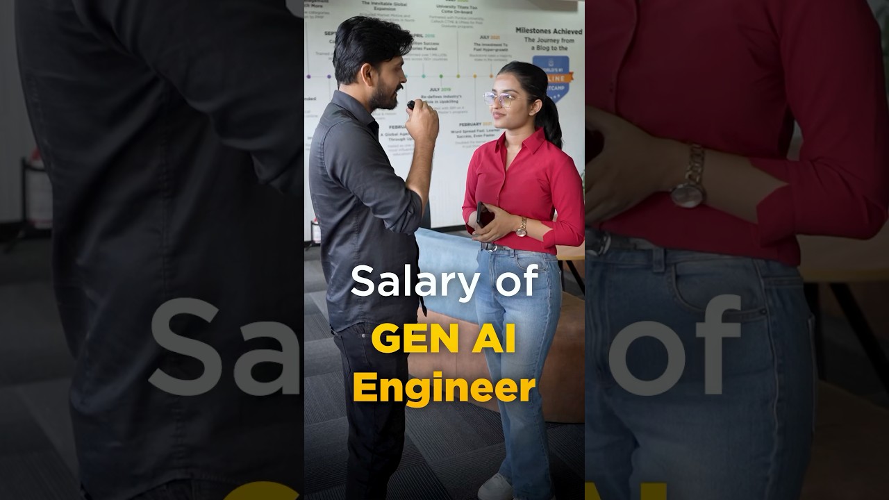 🔥Salary of GenAI Engineer | Generative AI Jobs: Roles, Salaries, and Growth Potential 🚀💼 | #shorts 1 🔥Salary of GenAI Engineer | Generative AI Jobs: Roles, Salaries, and Growth Potential 🚀💼 | #shorts