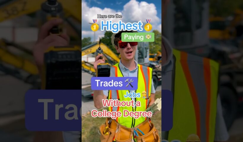 Highest Paying Trades Jobs! 💵🛠️👷‍♂️#jobs #trades #electrician