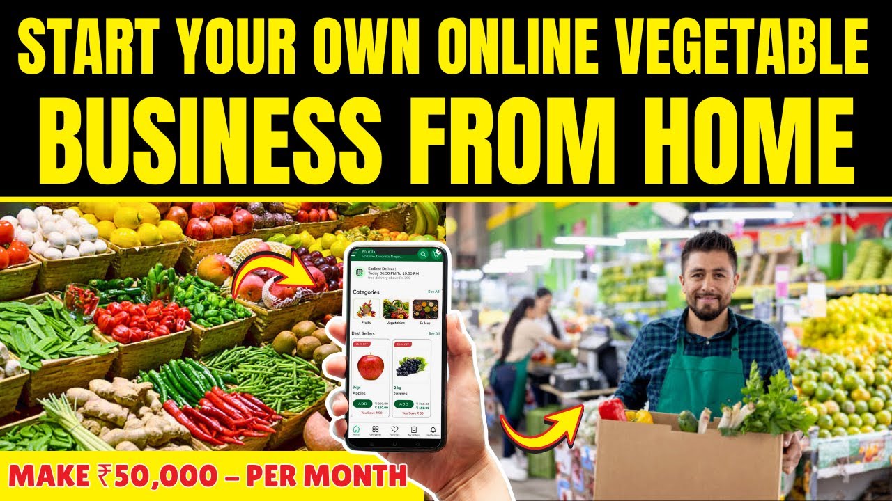 Start Your Own Online Vegetable Business from Home & Earn Big with Low Investment 1