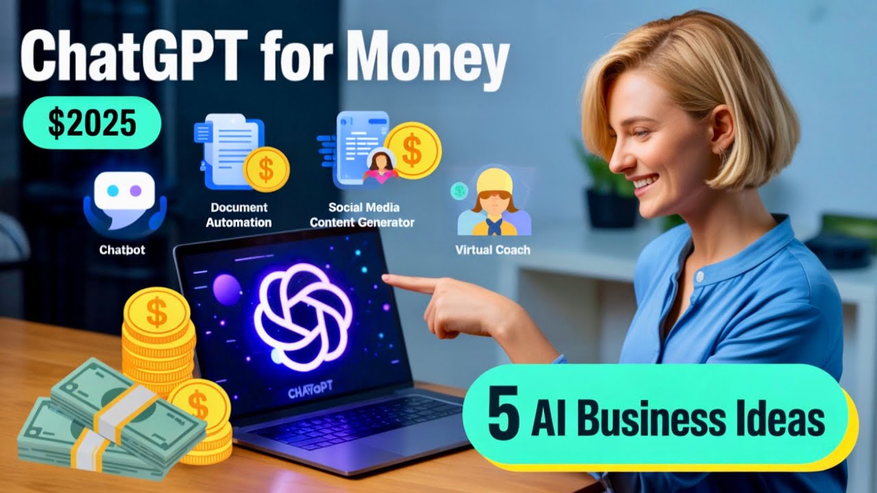 ChatGPT for Money: 5 AI Business Ideas You Can Start in 2025 1 ChatGPT for Money: 5 AI Business Ideas You Can Start in 2025