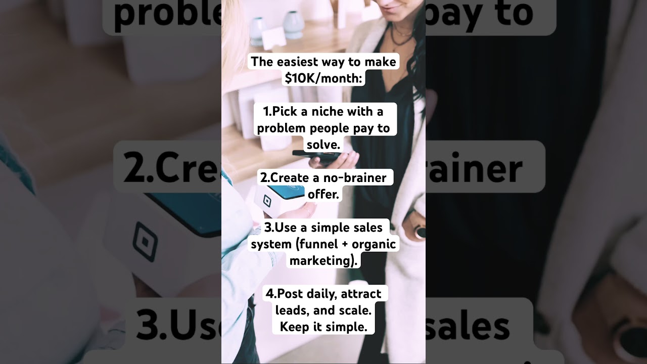 The easiest way to make 10k a month! #business #sales funnel #sidehustle #tips 1 The easiest way to make 10k a month! #business #sales funnel #sidehustle #tips