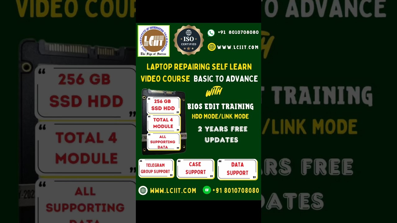 Online Laptop Repair Training Self Learn Video Course HDD mode #lciit #LaptopRepairCourse 1 Online Laptop Repair Training Self Learn Video Course HDD mode #lciit #LaptopRepairCourse